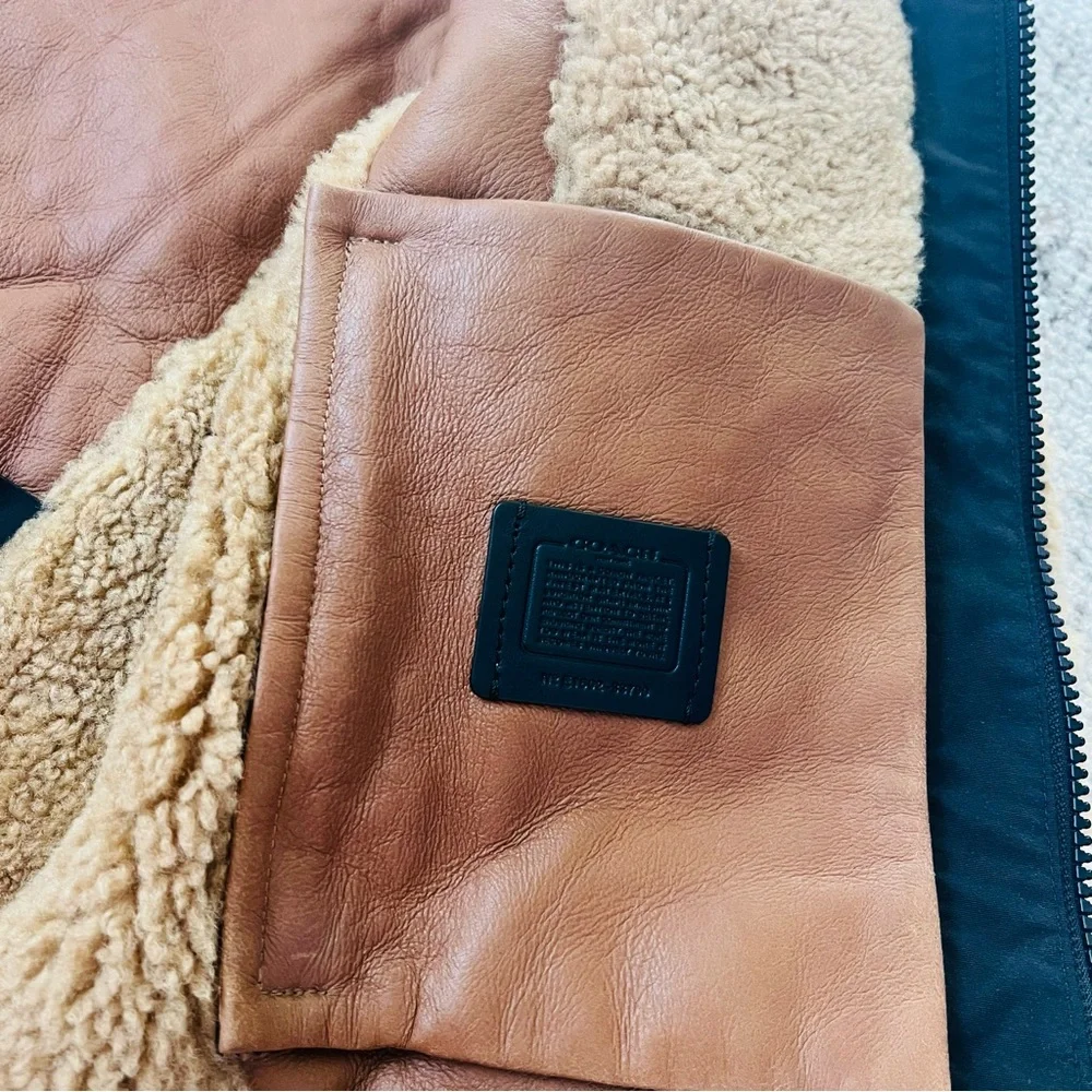 NWT Coach Shearling Jacket - Picture 12 of 13